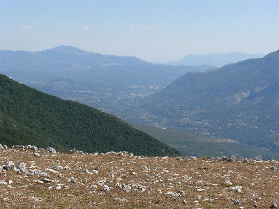 Valle Roveto vista da sinistra
